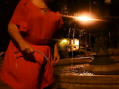 transgender mom barbara bieber sounding dildo lingerie outdoor 117a