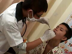 Slim casero nina rimmed and breeded by doctor after exam and bj