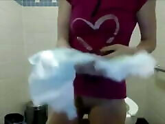 Girl Change Wet Diaper