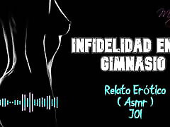 Infidelity in the gym - Erotic pashato xxx video hd - ASMR - Real voice