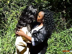 Lesbian Ebony kundan wali bf hd Friends Toying after Walk in Park