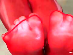 Relax And Watch My Red mehak malik xxxx videos Toes Wiggling