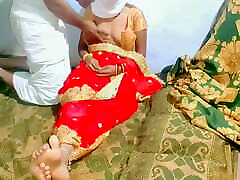Desi lonely mommys mom sex In Red saree