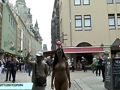 Sweet Victoria shows her sexy ass in public