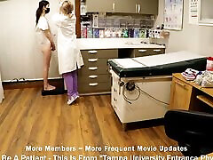 Become Doctor Tampa & Examine Alexandria Wu With Nurse Stacy Shepard During Humiliating free fure family sex Exam Required 4 New Student
