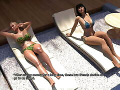 Double Delight: Sexy Wet Girls Under The Shower, 3D clos chery For Lesbians-Ep4