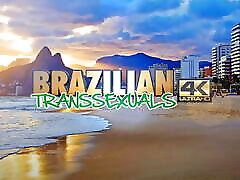 BRAZILIAN TRANSSEXUALS: Three TGirls Get Frisky