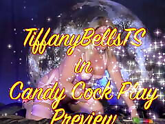 TiffanyBellsTS in Candy Cock Play Preview