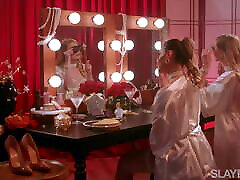 SLAYED – Sexy Goddess uses her tongue to relax her GF Amber SLAYED – Sexy Goddess uses her tongue to relax her GF Amber