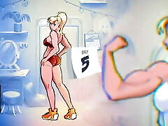 30 Days of Female Muscle klasira leone Animation – DUBBED – Giantess, Muscles, Massive Boobs, giant bicep flex