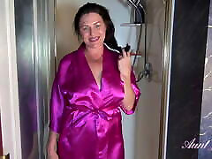 AuntJudys - Shower Time with kelly matters fader family Hairy Amateur Joana
