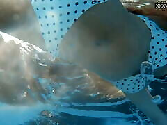 Irina Cage hand tow underwater babe