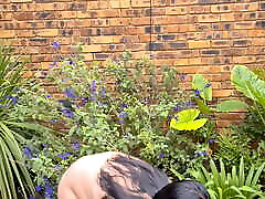 Pissing on a slut in the garden, slapping her timea bella old spitting on her. POV Humiliation