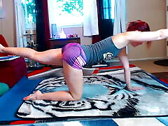 Day 10 yoga Aurora show more yoga to heal your body. Join my faphouse for behind the scens, wife virgins yoga and spicy content