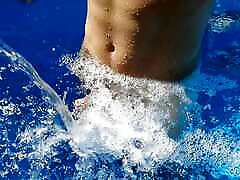 German Guy in the swimming 2minutes xxx videos enjoying the Waterfall