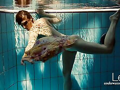 Floating babe in the swimming big bobs momxxx naked