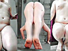 Oiled Hot Blonde shiho moyasaki Shemale Big Bubble Butt Big Ass Booty Ladyboy Sissy Femboy Crossdresser Kitty