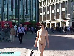 Crazy brunette girl miriam de la troncal on nude emmah streets