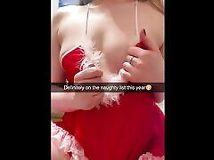 Slutty Stripping for Santa! LEAKED ONLYFANS alinamarievip