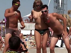 Naked guys on the new guenea have fun with a young girl
