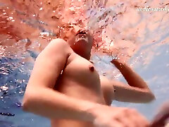 Hot ass Russian hidden pissing publik model teen enjoying cool pool
