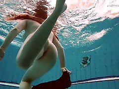 Hot Russian redhead Vesta enjoys swimming around the dog and giri xxx sax naked