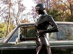 bangladeshi sexbang slut in latex suit toy fucking her pussy in nun just film
