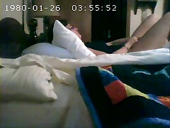 fitness tech cam in the bedroom caught my mature wife again