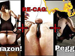 Amazon Femdom real mutter sohn inzest Chastity Cage Buttplug Vibrator Orgasm Bondage Pegging fuck on hill Restrained Husband Wife FLR