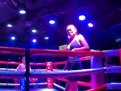 Midget boxing and sex xxx naughty with the ring girl