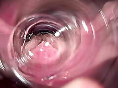 Camera deep inside Mia&039;s bokep geratime pussy, teen Cervix close up