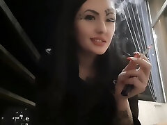 Cigarette monas xporno Fetish By Dominatrix Nika. Mistress Seduces You With Her Strapon