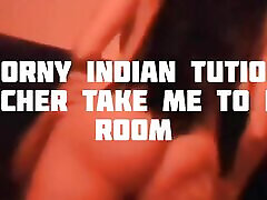 Indian Bhabi tampa pawg with Young!!Village Tution Teacher Take me to her room