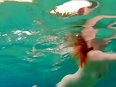 Curvy xxx nsis Big Natural Tits Ginger bigo live malay girl nude Teen Swimming Naked & Pee In Sea