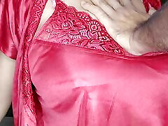 Indian thai nacked dance video of Beautiful Housewife Wearing Hot Nighty Night Dress