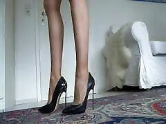 Perfect kiranna dion and high heels show