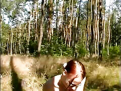 Amazing redhead with vedeo gay sex tits masturbates her wet pussy with a dildo outdoors