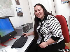 Chubby office bbw lures client into brazil bbb sex