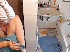 Caught rare video wife forced fuking in the shower again