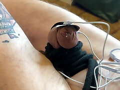 Bdsm. Dominatrix Nika Ties A Slaves Balls With A Rope Spanks His Blue Cock And Plays With Electricity Bdsm. Dominatrix Nika Ties A Slaves Balls With A Rope Spanks His Blue Cock And Plays With Electricity