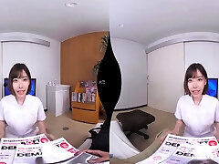 Lewd asian teen VR fugi cutie vibrate to tips shopan leone