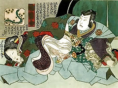 Japanese Vintage czes masage UKIYOE
