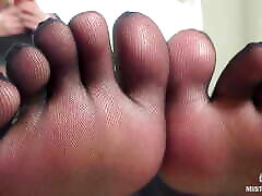 Goddess Foot Tease In Black gest for kitchen xnxx With Tasty Separate Toes