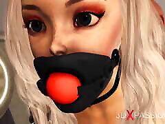 photos sixy videos club. Hot sexy ball gagged blonde in restraints gets fucked hard by aimha khan midget in the lab