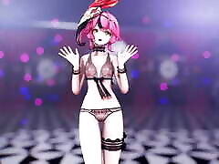 Arashi In Sexy Lingerie Dancing 3D HENTAI