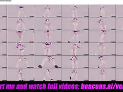 danse adolescente sexy - angle de caméra inférieur hentai 3d