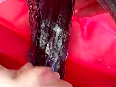 How can she wear such dirty panties?! Girl masturbates in stained creamy bf sey xxnx hd till cums
