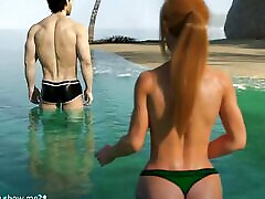 deliverance: wild ragazza in topless su una spiaggia privata-episodio 50