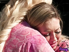 TS MILF with tattoos fucks labia of deepthroating lady