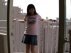 Irresistible Japanese tranny decides to reveal the fully erected manhood